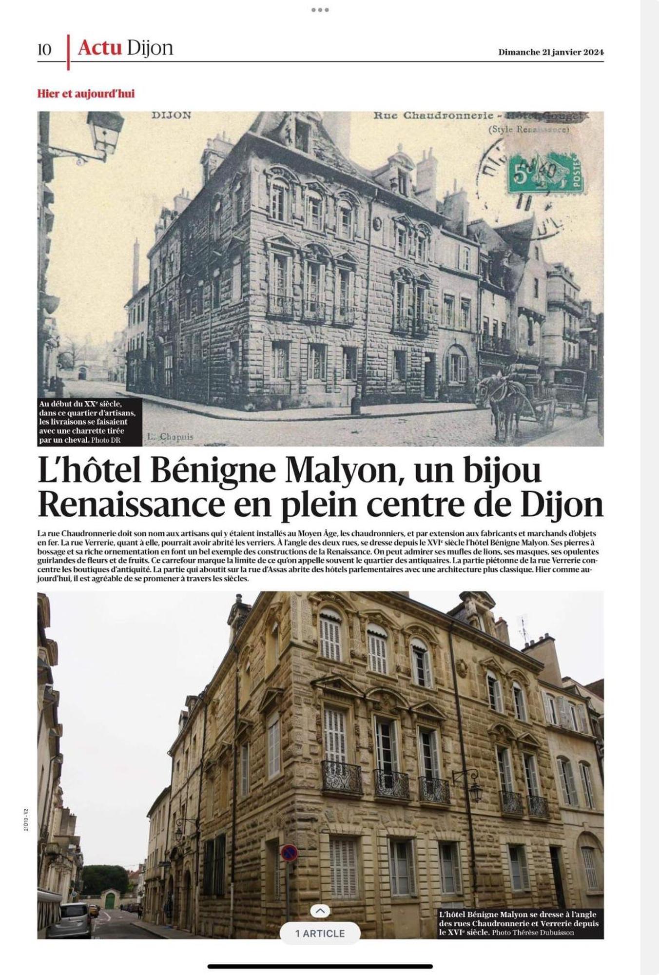 Benigne Malyon Apartamento Dijon Exterior foto